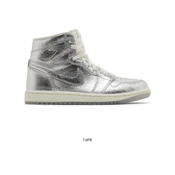 Womens Air Jordan 1 Retro High OG - Chrome - BRAND NEW! Size 6.5 - Picture 1 of 9